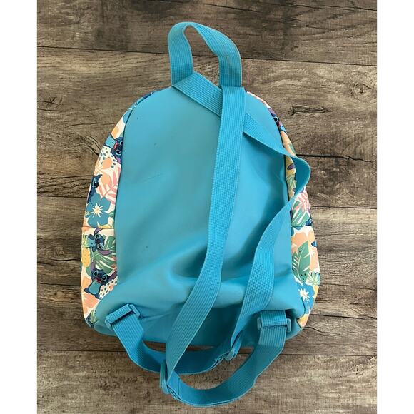 Disney x Bioworld Lilo & Stitch Tropical Leaves Mini Backpack All Over Print main image 5